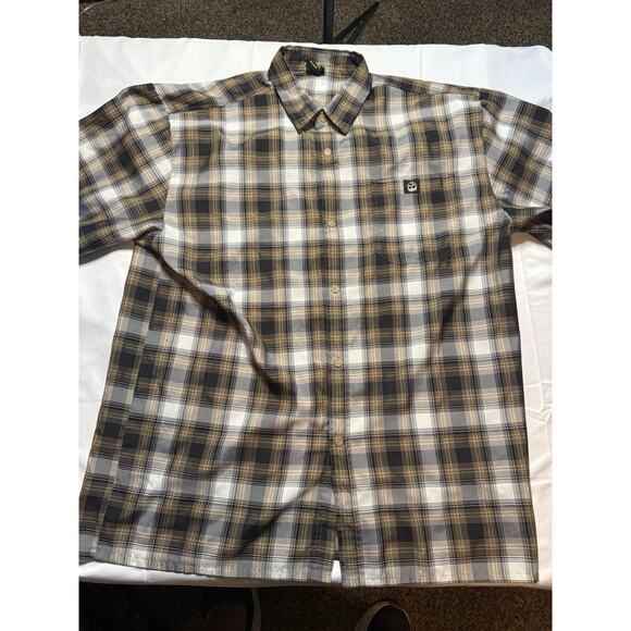 Vtg Low Rider Magazine Shirt Men Single Stitch Plaid Button Up XXL Made in USA - Picture 1 of 6